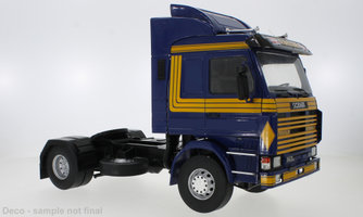 Scania 143 Topline, blue/yellow, ASG, 1987