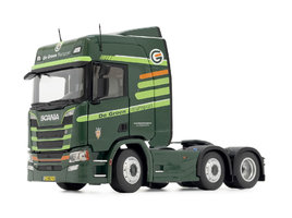 Scania R500 série 6x2 tmavě zelené provedení De Groen Transport