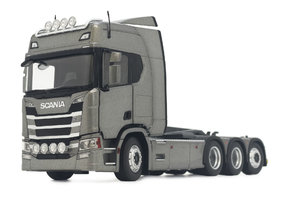 Scania R500 s hákovým nosičem, stříbrná