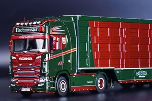 SCANIA SERIES S HIGHROOF 4x2 avec remorque 3 essieux HACHMEISTER