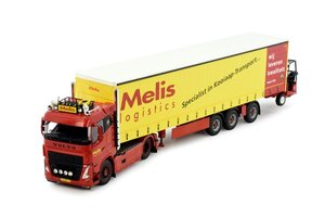 VOLVO FH05 4x2 mit 3-Achs-Anhänger und MELIS-Gabelstapler