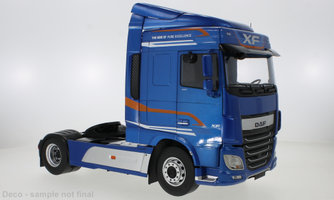 DAF XF Space Cab, metallic-blue, 2018