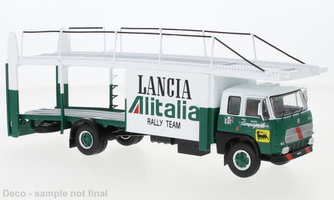 Fiat 673 transport, zelená/biela, Lancia Alitalia racing team, Alitalia, 1976