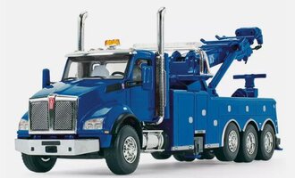 KENWORTH T880 8x4 Recovery truck blue