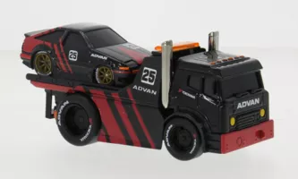 JDM Flatbed čierna/červená 1983