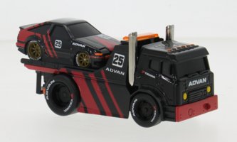 JDM Flatbed čierna/červená 1983