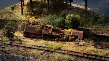 Abandoned locomotive