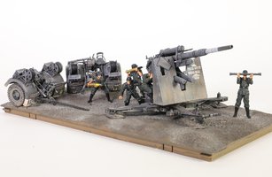 Deutsche Krupp 88mm FlaK 36 Wermacht, Stalingrad, UdSSR, 1942