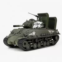 Sherman M4 105 US Medium Tank 711th Bataillon Japan 1945