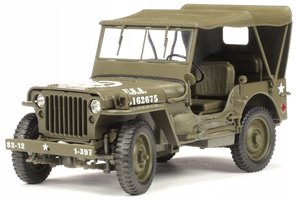 Jeep Willys, matná olivová, U.S. Army