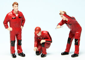 Set of 3 IHC mechanic figures