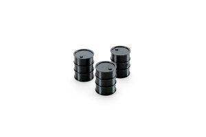 Black barrel, pack of 3 pcs, 1:50