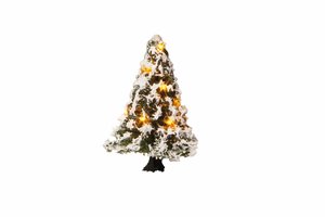Osvětlený vánoční strom