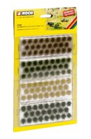 Grass Tufts XL - Dark green, medium green, brown, golden yellow