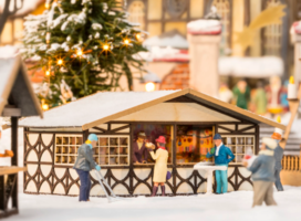 Stánek na vánočním trhu