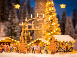 Entrance to the Christmas market Arch