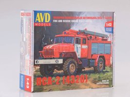 URAL-4320 FIRE AND RESCUE TRUCK PSA-2 - stavebnica