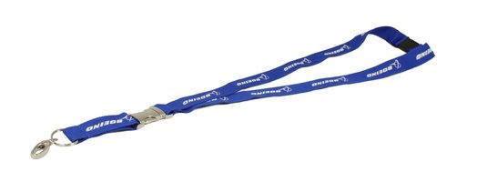 Original Lanyard " Boeing " Satin blau