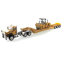 CAT CT660-XL120-CB534D ťahač + príves XL120  + Cat CB534D XW zhutňovač