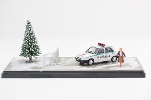 Diorama " Polizei SR Weihnachten 2020 "