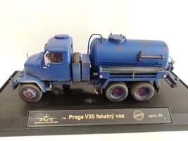 Praga V3S vacuum truck, blue color - Old version