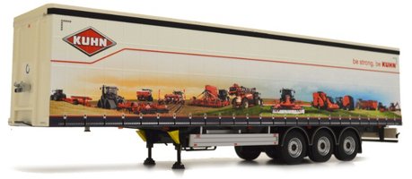 Pacton curtainsider trailer Kuhn design