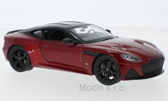 Aston Martin DBS Superleggera, kovova tmavo cervena/cierna, 2018