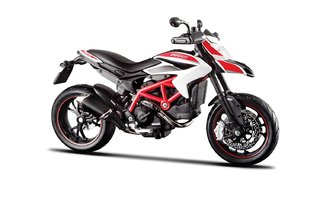 Motorka Ducati Hypermotard SP rok 2013 , bielo-červená