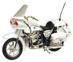 Motorrad Kawasaki Police 1000, weiß