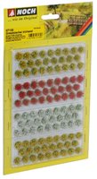 Grass Tufts Flowering yellow, red, white, 104 pieces, 6 mm