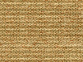 3D Cardboard Sheet “Clinker” yellow-multicoloured