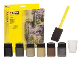 Nature Paints Set, 6 colour concentrates