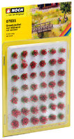 Grass Tufts “blooming” red flock, 42 pieces, 6mm