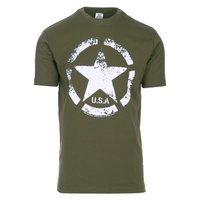 T-Shirt mit dem Logo der Weinlese US-Armee-Stern