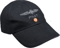 Baseballová čiapka - "PILOT" Airbus originál čierna