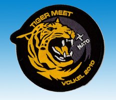 Vyšívaný odznak Tiger s Volkel 2010 NATO