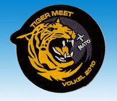 Tiger gesticktes Abzeichen mit Volkel 2010 NATO