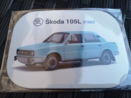 Magnetka Škoda 105L (1980) modrá
