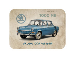Magnet Škoda 1000 MB (1966) blue