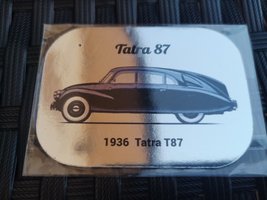 Magnet Tatra 87 1936 silver