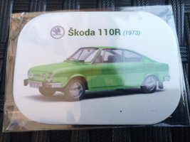 Magnetka Škoda 110R (1973) zelená
