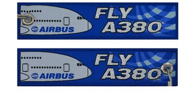 Keyholder with FLY A380 on both sides