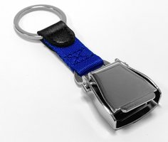 Schlüsselring " Airline Seatbelt " - Blau