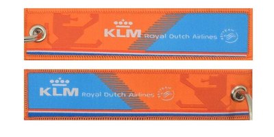 KLM Schlüsselanhänger original Orange