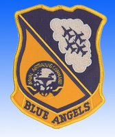 Vyšívaný odznak Blue Angels -  US Air Force