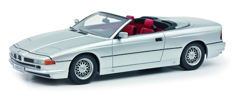 BMW 850 Ci Cabriolet, strieborná