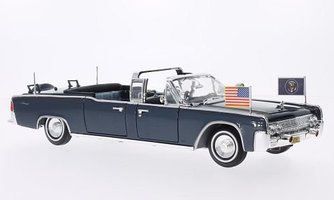 Lincoln X-100 Kennedy Car 1961, metalická tmavomodrá