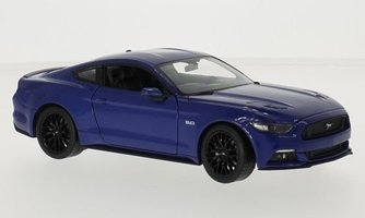 Ford Mustang GT, metalická modrá, 2015