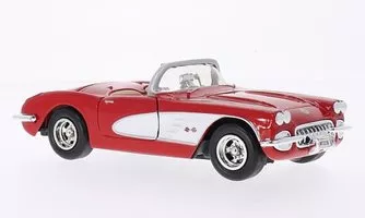 Chevrolet Corvette (C1) 1959, červená/biela