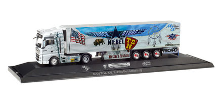 MAN TGX XXL refrigerated box trailer Truck Store Niebel  Sped. Meixner,